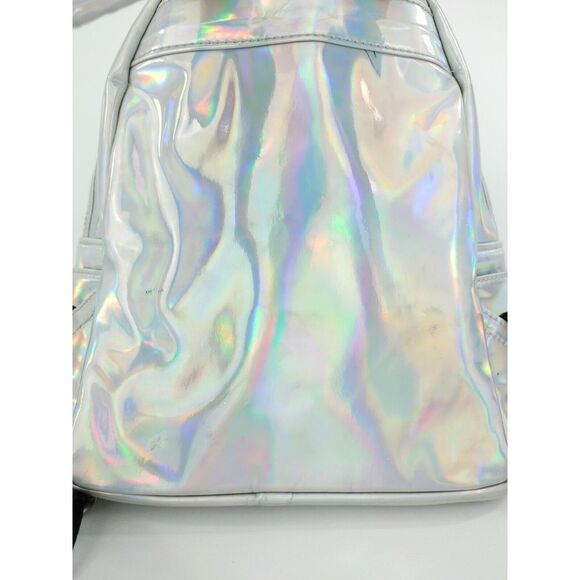 Marshmello Mad engine oil slick mini backpack MARSHIN silver holographic - Picture 9 of 12